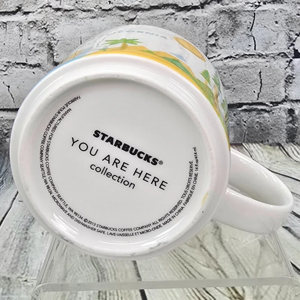 Starbucks‎ CALIFORNIA You Are Here Collection Mug 14 oz YAH Series Original EUC